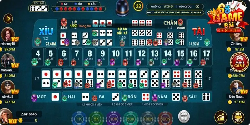 Sicbo 68GB - Game Xúc Xắc Đỉnh Cao Với Tỷ Lệ Thưởng Siêu Hời 2 Hiểu rõ ý nghĩa từng hình thức cược để tăng cơ hội thắng